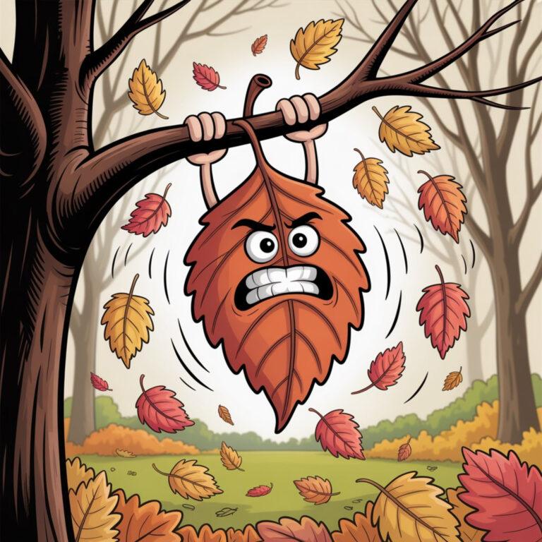 The Leaf That Refused to Fall 🍂🍃