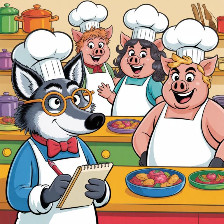 The Wolf Who Couldn’t Help Himself 🐺🍽️