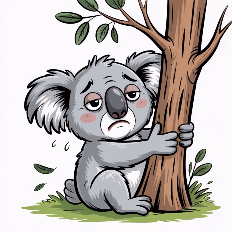 The Koala Who Couldn’t Cling 🐨🌳